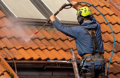 Démoussage et hydrofuge de toiture à Courchamp